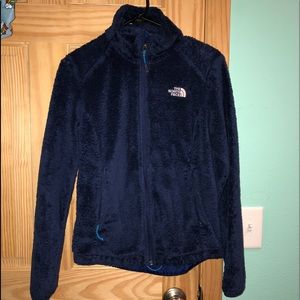 Navy blue/ peach North Face Sweatshirt